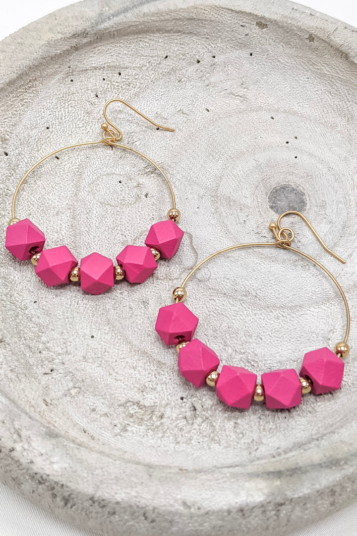 Love Is Love | Earrings Fuschia