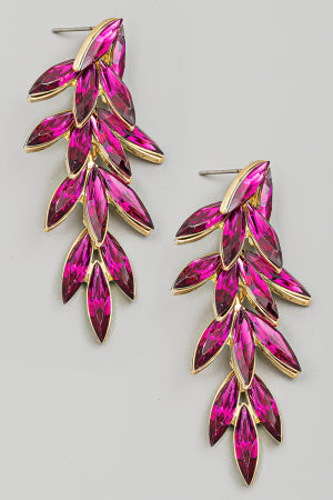Ivy | Earrings Fuchsia