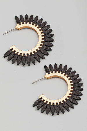 Grace | Earrings Black