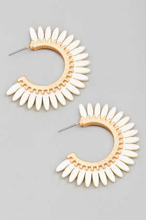 Grace | Earrings White
