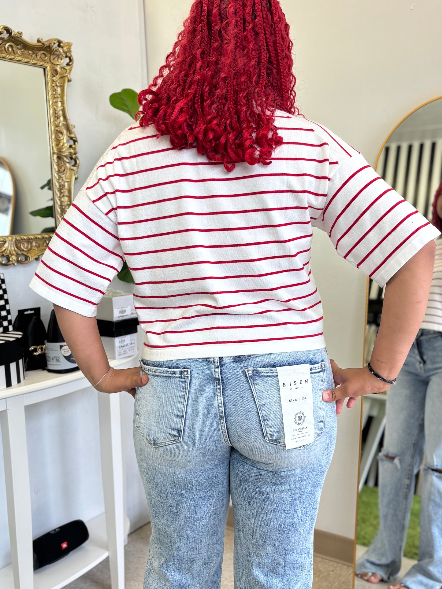 Red Vine | Cropped Top