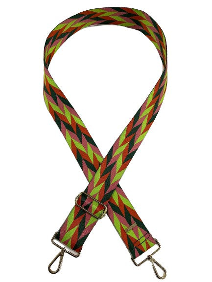Geometric Purse Strap | Neon Geometric Purse Strap