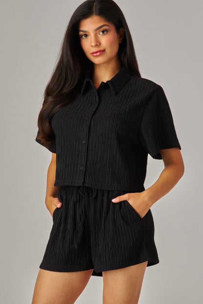 The Go To Set | Black Short