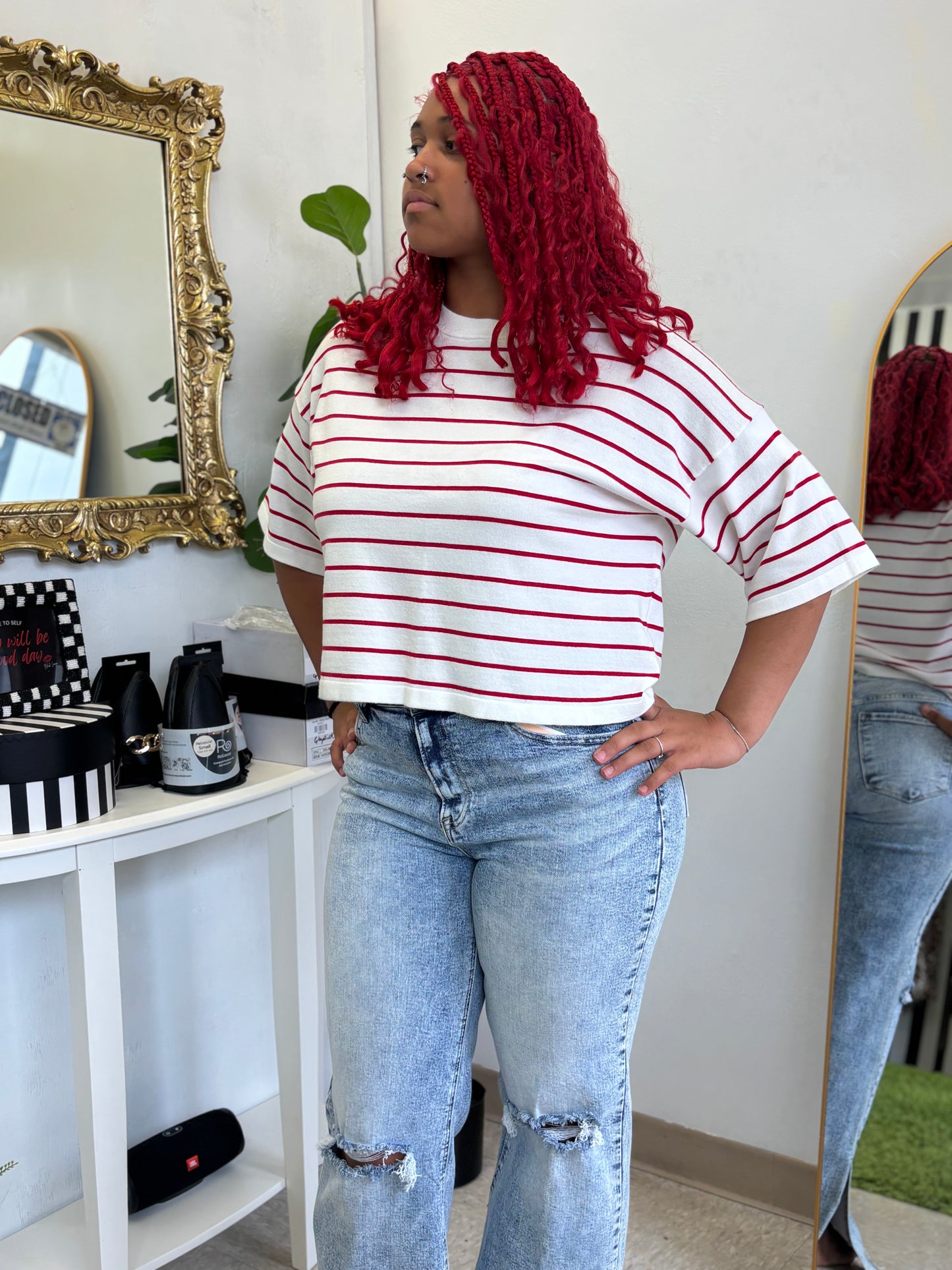 Red Vine | Cropped Top