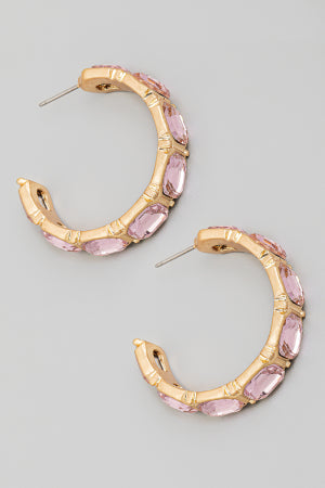 Jilly | Hoop Pink