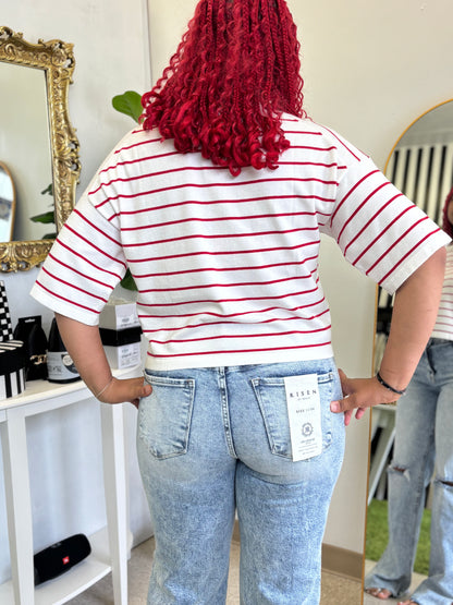 Red Vine | Cropped Top