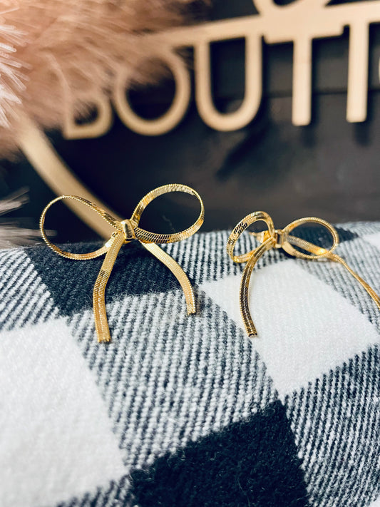 Harper Bow | Earrings Short