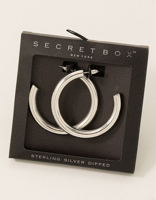 Silver | Hoops Large (50mm)