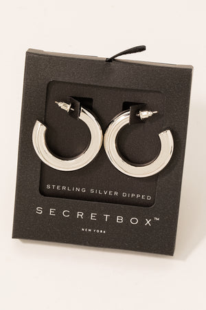 Goldie | Sterling Silver Hoop Small